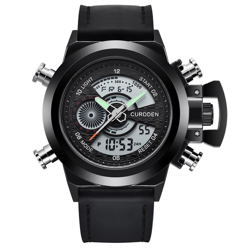 Dual Time Fashion Chronograph Uhr