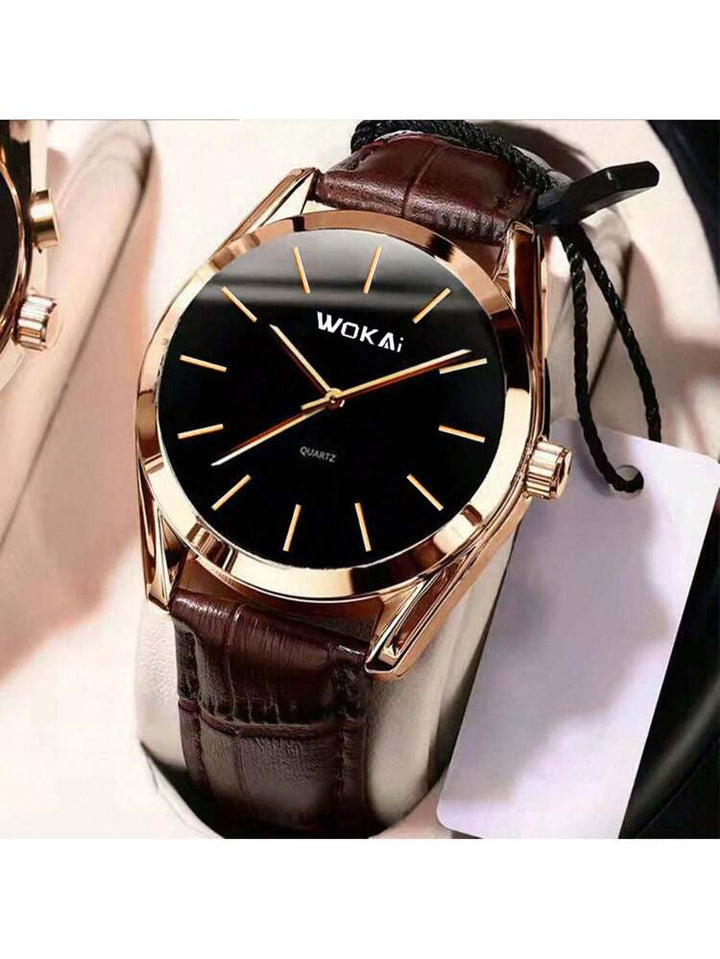 Rose Gold Casual Quartz Uhr