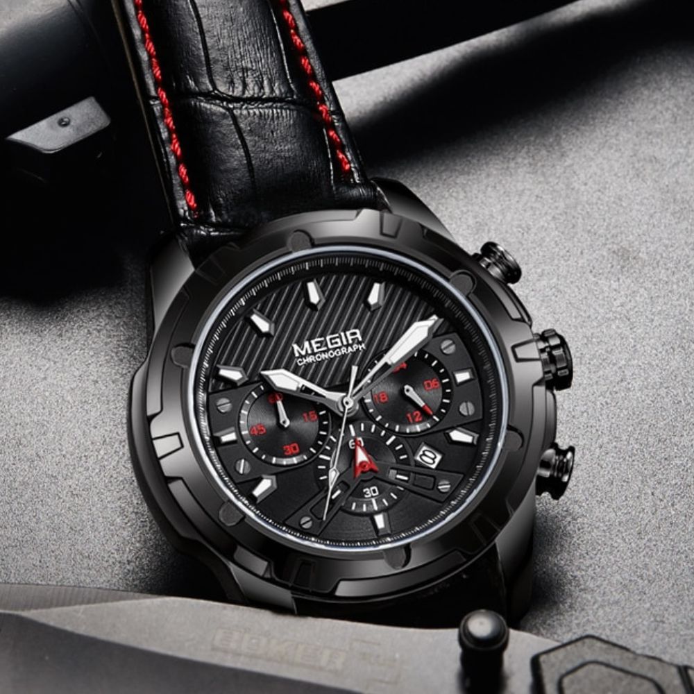 Luxuriöse Militär-Chronograph-Sportuhr