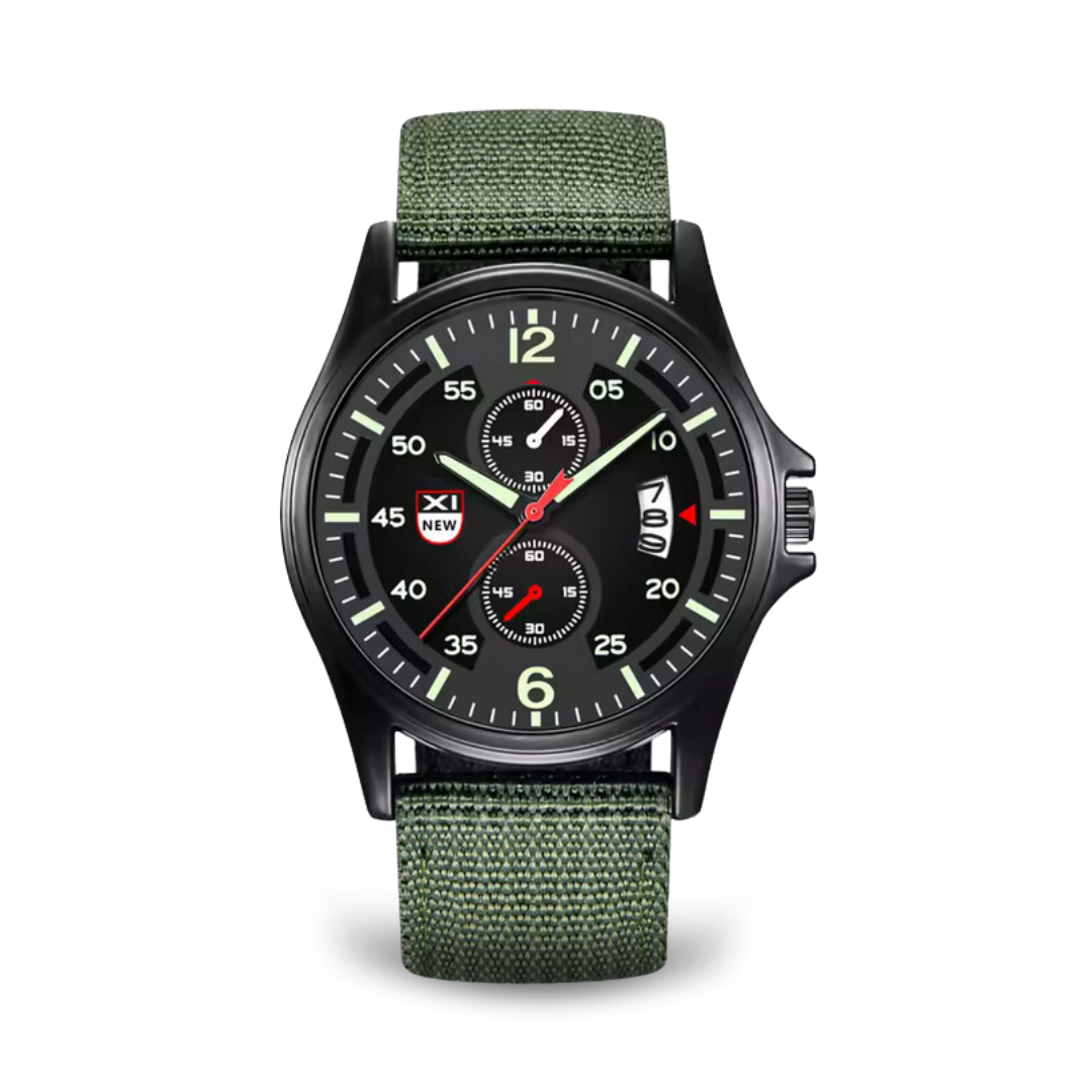 Sportliche Militärquarz-Uhr