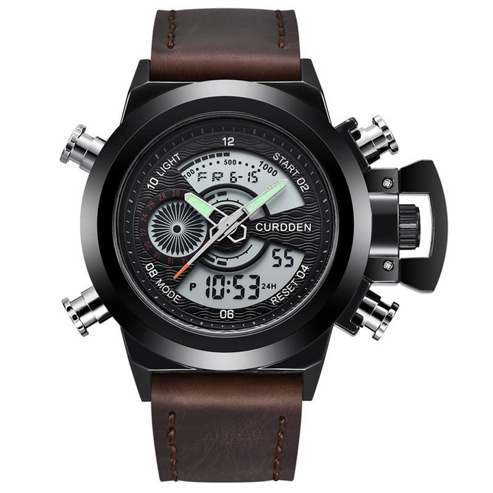 Dual Time Fashion Chronograph Uhr