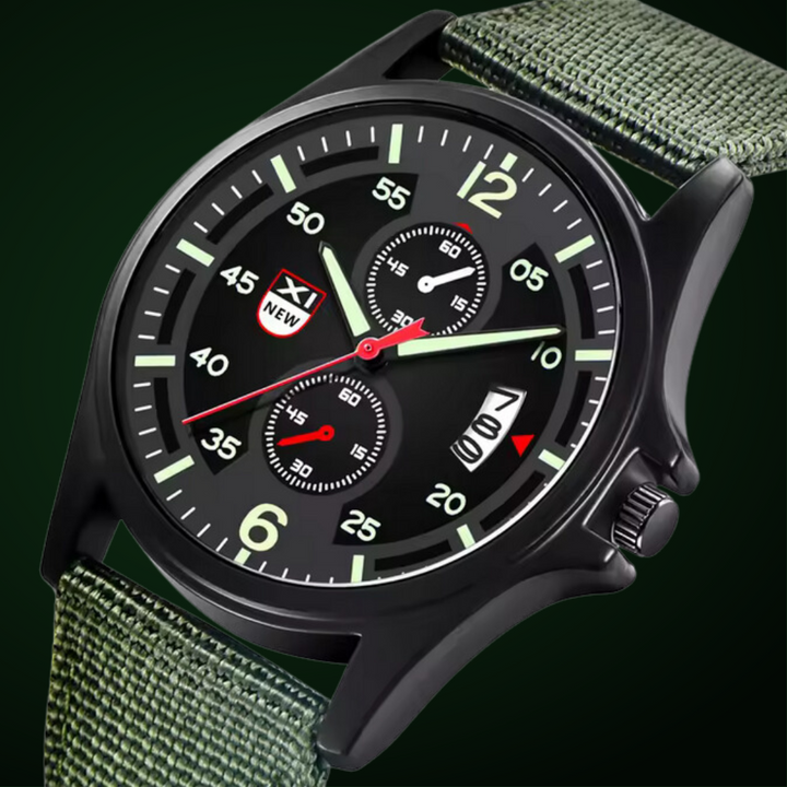 Sportliche Militärquarz-Uhr