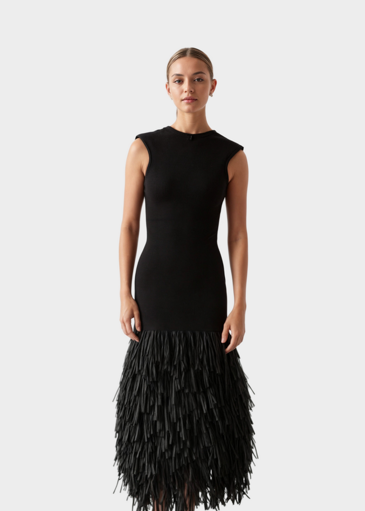 Piper | Maxikleid mit Quasten