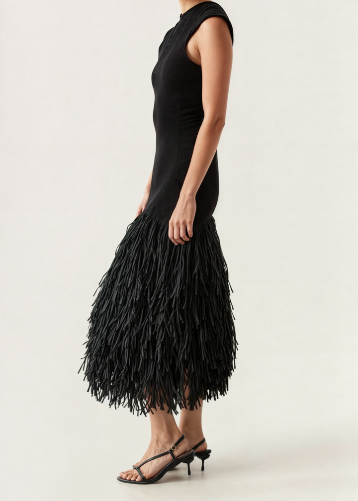 Piper | Maxikleid mit Quasten