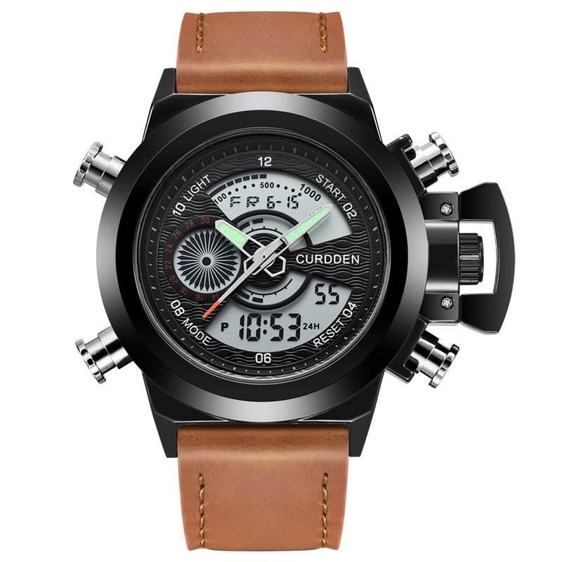 Dual Time Fashion Chronograph Uhr