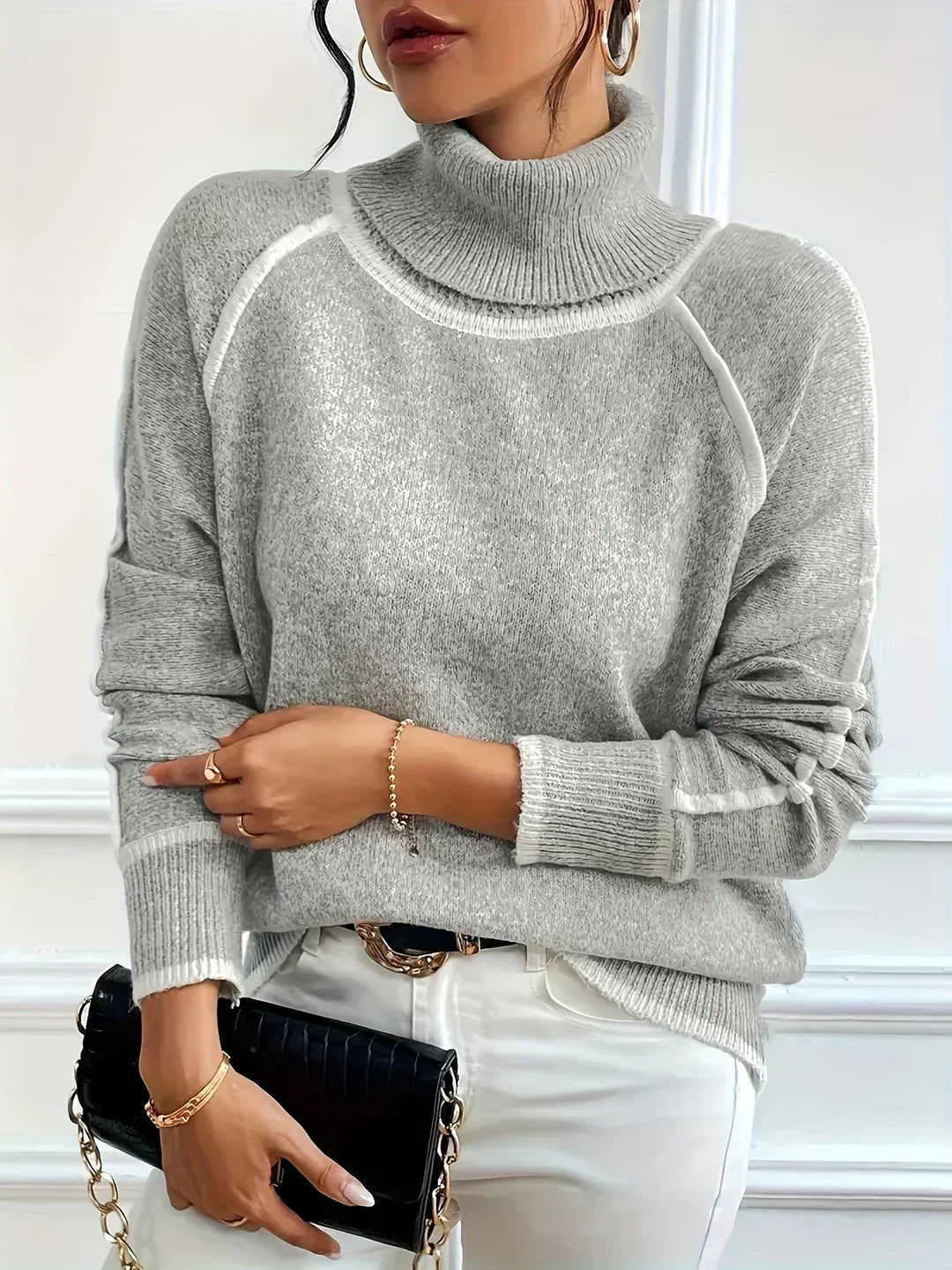 Elle - Warmer Cashmere Rollkragenpullover