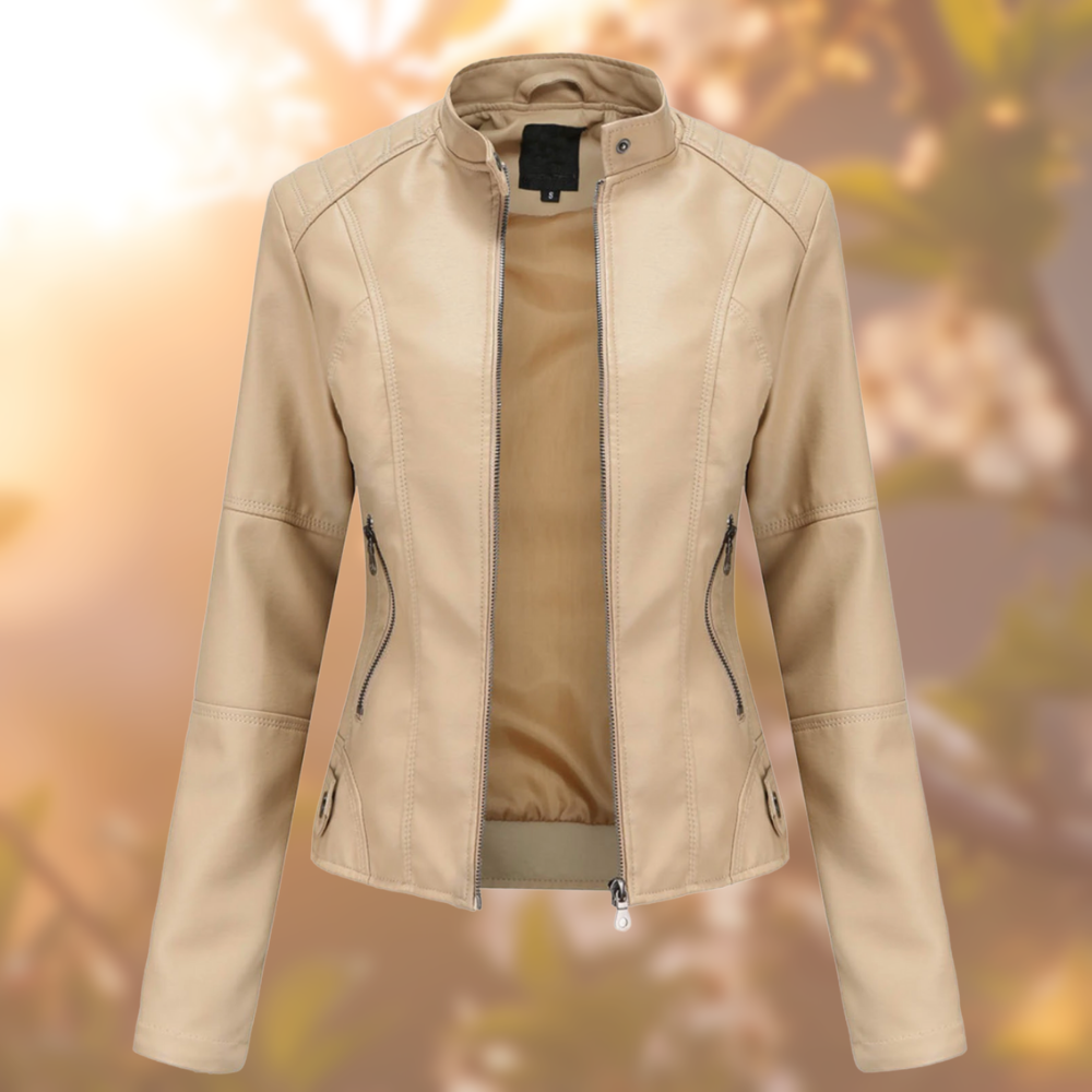 Nelle - stilvolle Lederjacke