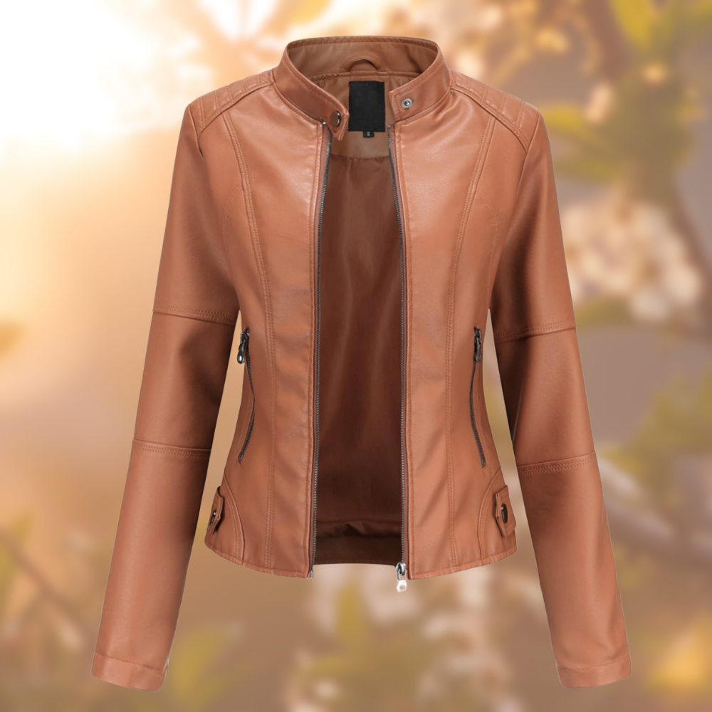 Nelle - stilvolle Lederjacke