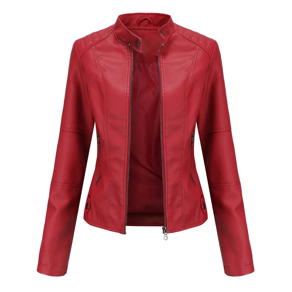 Jolien - Trendy Lederjacke