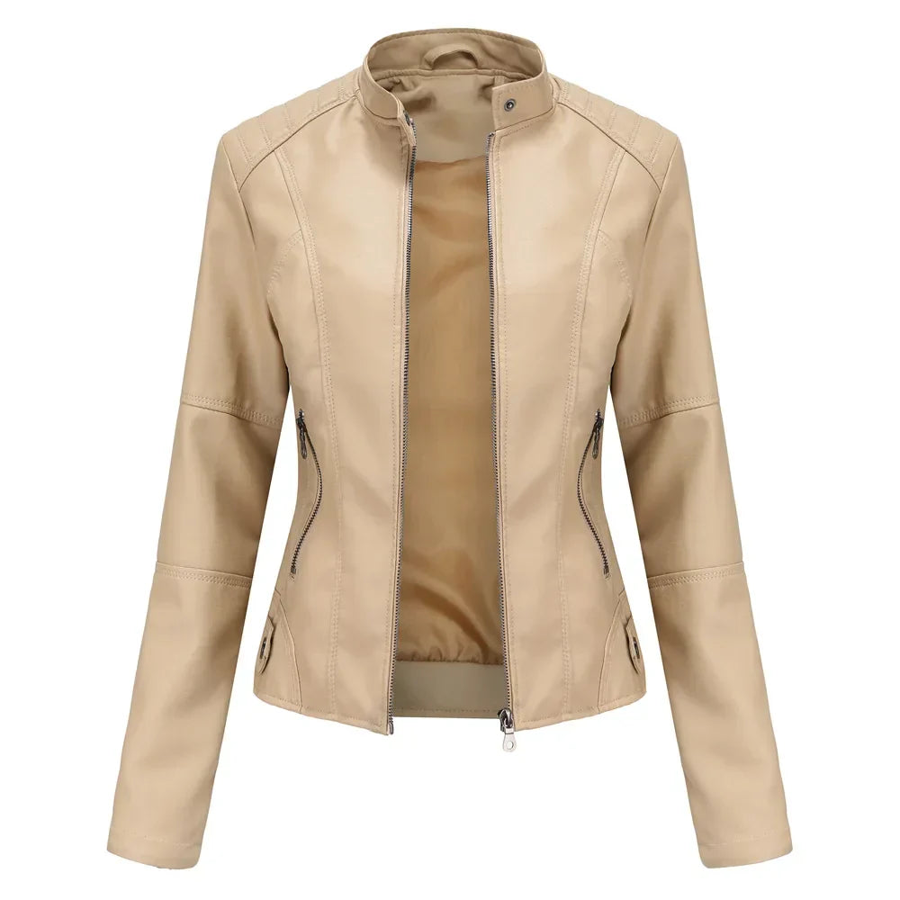 Jolien - Trendy Lederjacke