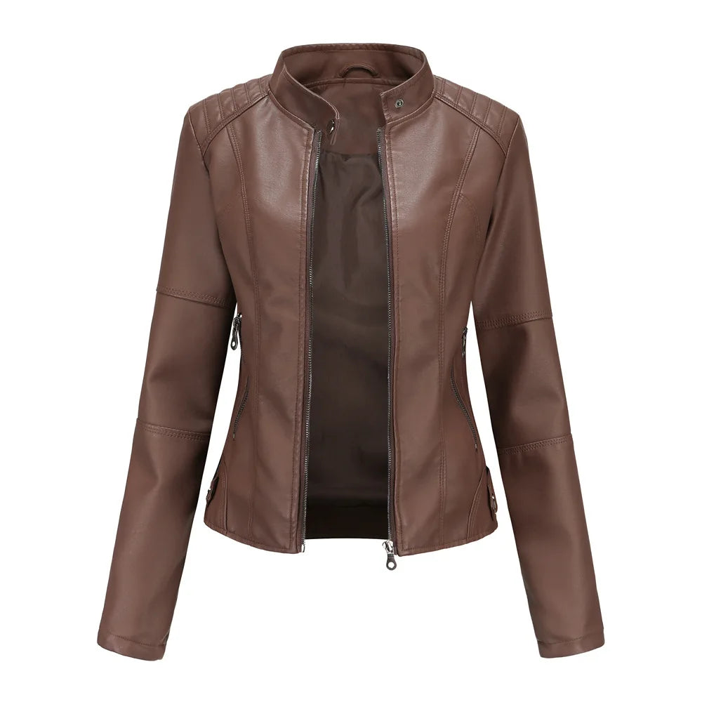 Jolien - Trendy Lederjacke