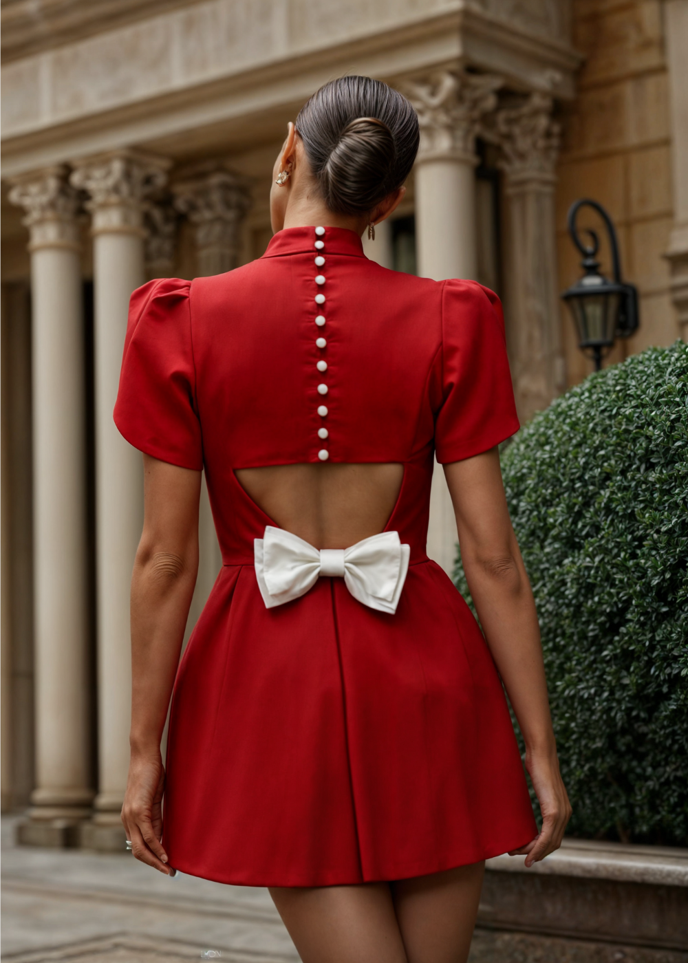 Leah | Minikleid mit Schleife