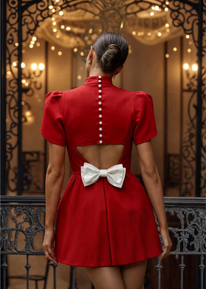 Leah | Minikleid mit Schleife