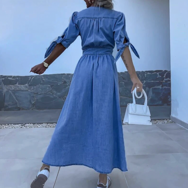 Lena | Maxikleid aus Denim