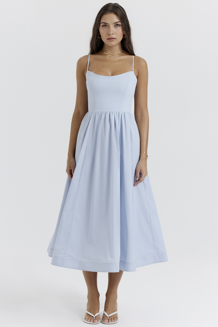 Midikleid Clara – klassisches Design aus Polyester