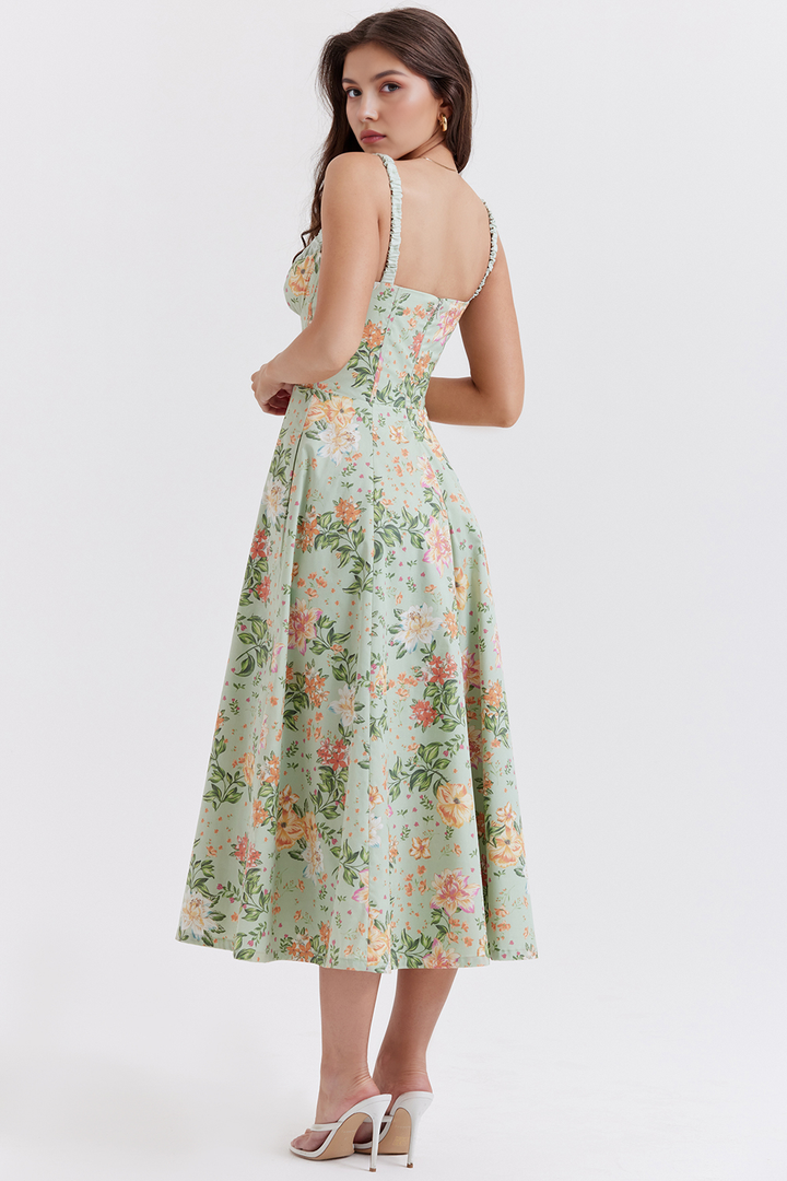 Midikleid Amelie – mit Bustier-Oberteil aus Polyester