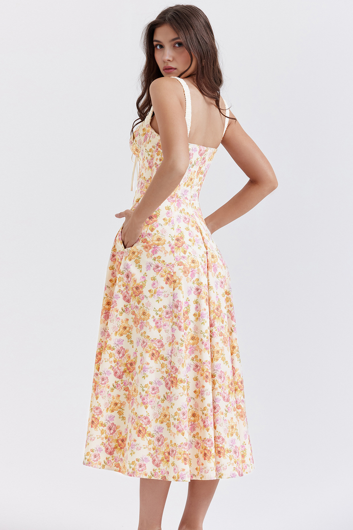 Midikleid Amelie – mit Bustier-Oberteil aus Polyester