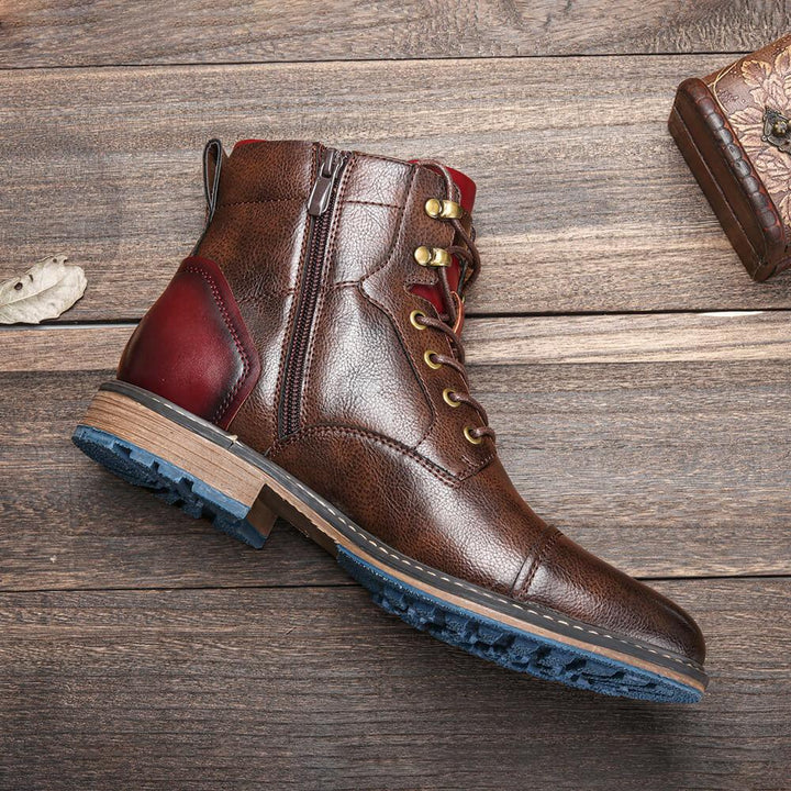 Kristopher™ | Handgefertigte Oxford-Stiefel aus Hochwertigem Leder für Männer